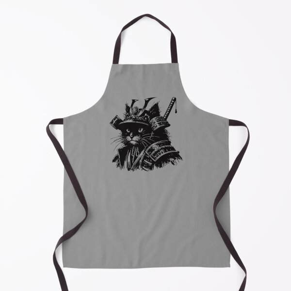 Item preview, Cat Samurai Portrait Japan Vintage designed and sold by TomFrontierArt.