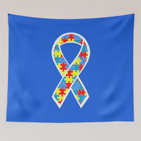 Item preview, Autism Awareness Month Puzzle Ribbon  designed and sold by Sartoris Art.