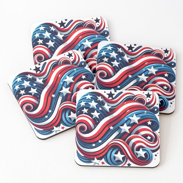 Item preview, Abstract American Flag Patriotic Stars and Stripes  designed and sold by Willyboy16.