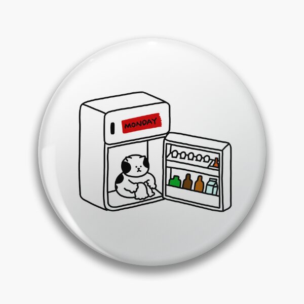 Item preview, a Cat in the refrigerator on Monday designed and sold by superbaechoo.