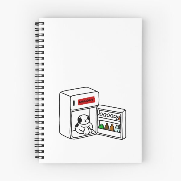 Item preview, a Cat in the refrigerator on Monday designed and sold by superbaechoo.