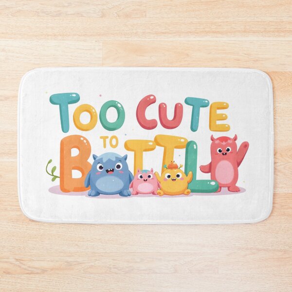 Item preview, to cute to battle  designed and sold by Ismartista.