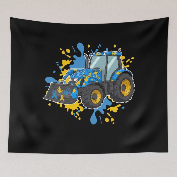 Item preview, Kids Down Syndrome Awareness Tractor Cute Gift  designed and sold by JUSTBEELEGANT.