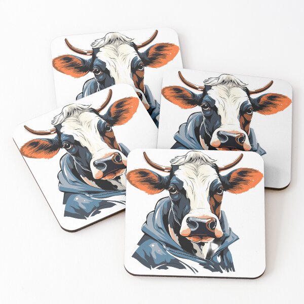 Item preview, Cow Portrait designed and sold by CreativeGorillas.