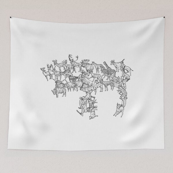 Item preview, Ruminants - Black and White - Evolution designed and sold by EvolutionPoster.