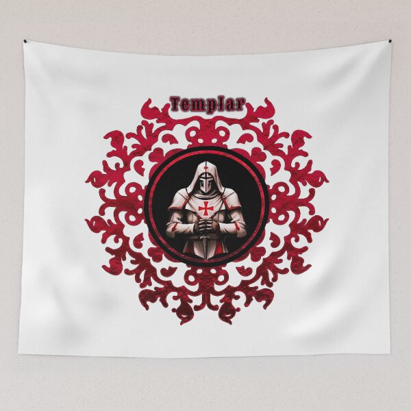 Item preview, Red mandala templar designed and sold by Buda--Vibes.