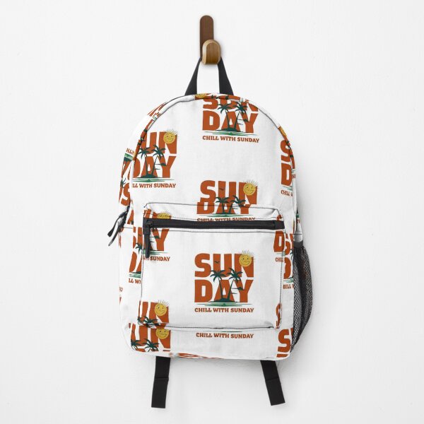 Item preview, Tropical Retro "SUNDAY" Poster with Palm Trees – Vintage Beach Aesthetic designed and sold by Colorful-Garden.