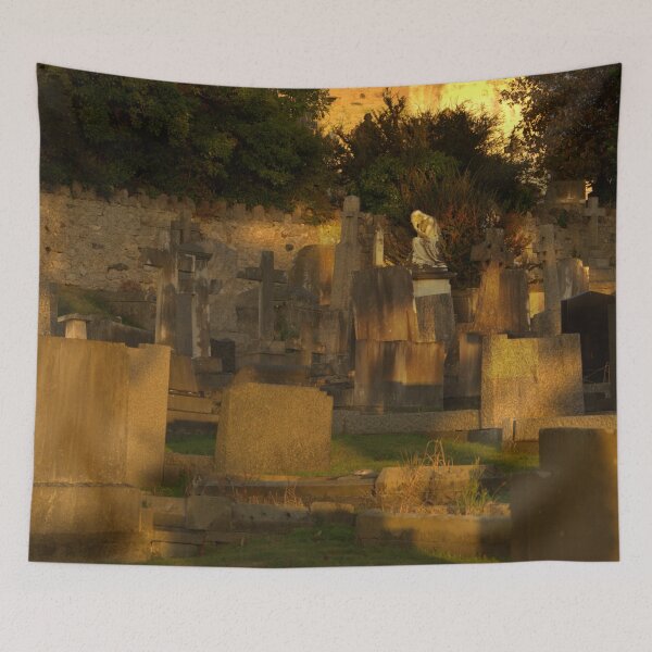 Item preview, Welsh Weeping Angel at sunset designed and sold by MickArt1.