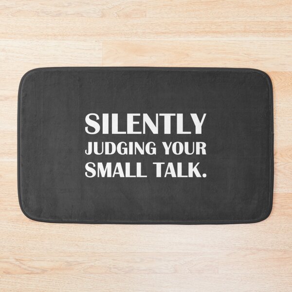 Item preview, Silently Judging Your Small Talk. / Introvert Joke Funny T-Shirt Label designed and sold by introvertvibes.