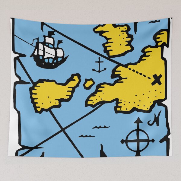 Item preview, Pirate Treasure Map designed and sold by LegendaryLonk.