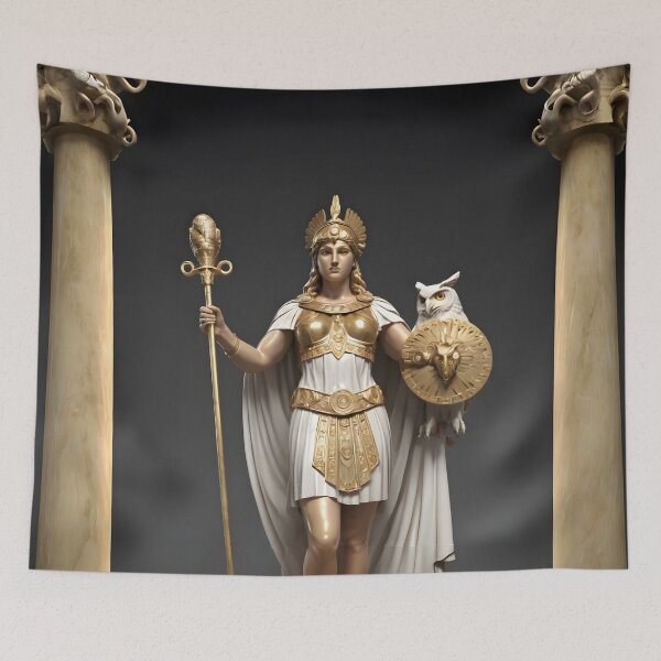 Item preview, Ancient Greek Goddess Athena Mythological Art designed and sold by PrometheusStyle.