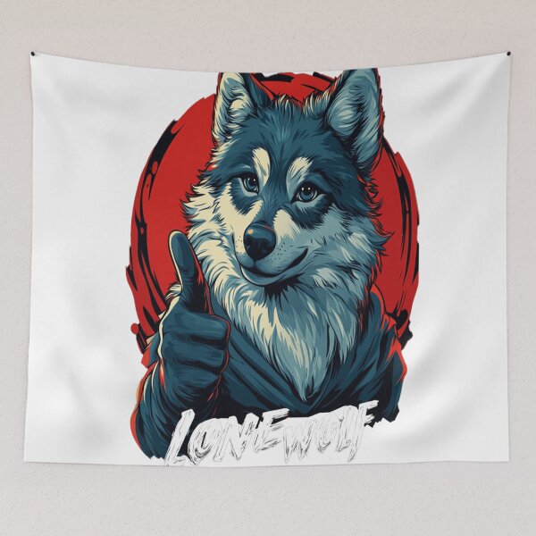 Item preview, Lone Wolf wolf head I'm telling you designed and sold by JanChryzostom.