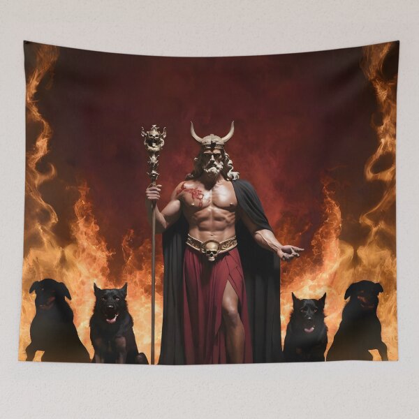 Item preview, Ancient Greek God Hades Mythological Art designed and sold by PrometheusStyle.