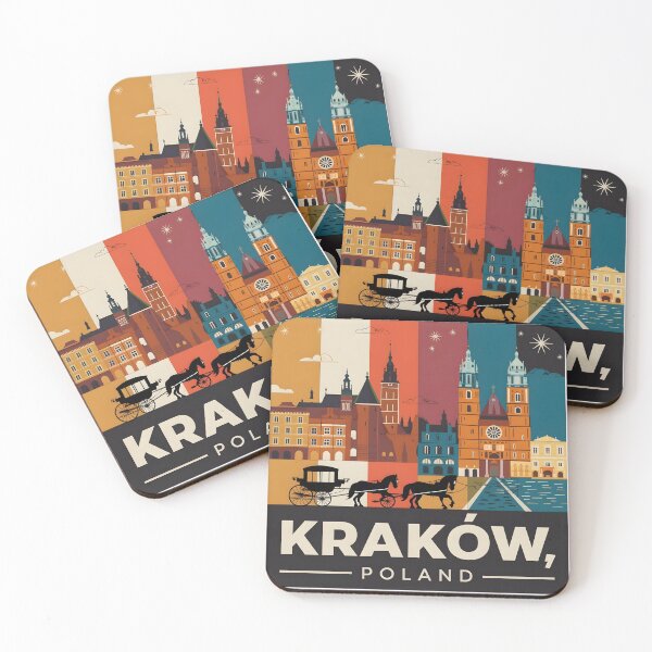 Item preview, Kraków Poland Souvenir Magnet Sticker designed and sold by Zibis09.