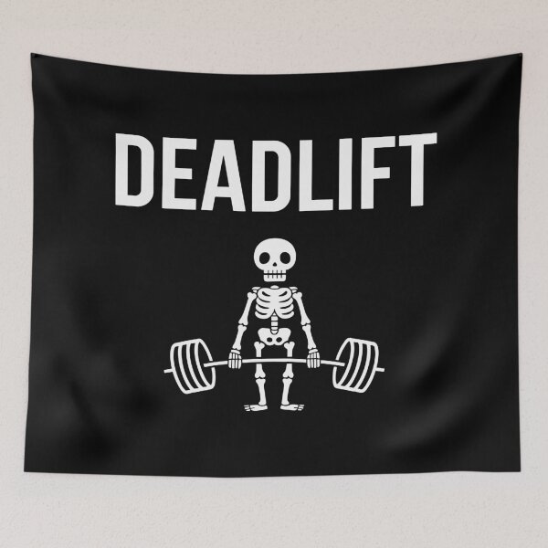 Item preview, Deadlift Skeleton – Funny Gym Workout Design designed and sold by Aredbox.