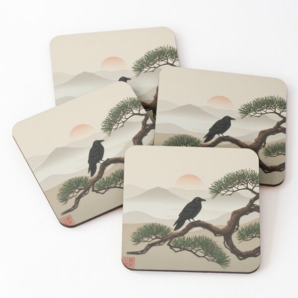 Item preview, The Dawn Watcher: A Raven’s Morning Reflection - japanese paper craft designed and sold by omosiro-jp.