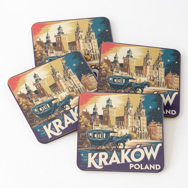 Item preview, Kraków Poland Souvenir Magnet Sticker designed and sold by Zibis09.