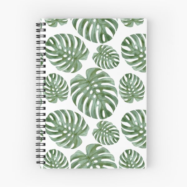 Item preview, monstera plant leaf pattern designed and sold by LivsPlantHouse.