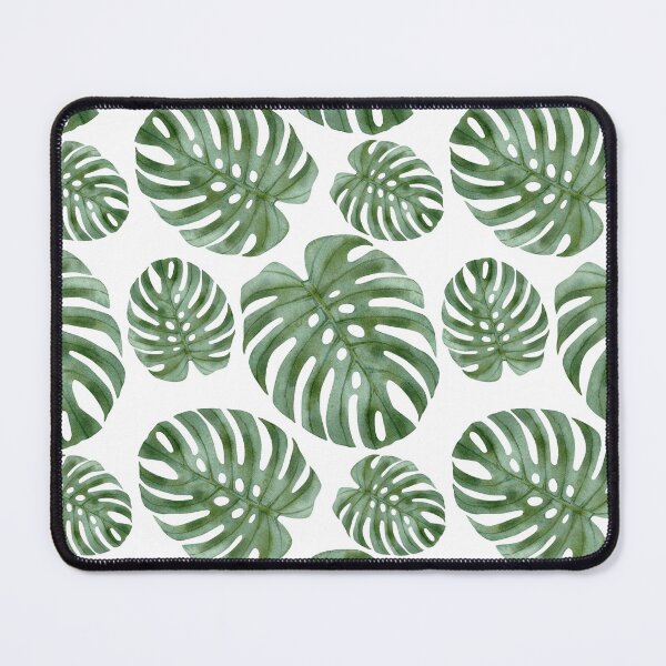 Item preview, monstera plant leaf pattern designed and sold by LivsPlantHouse.