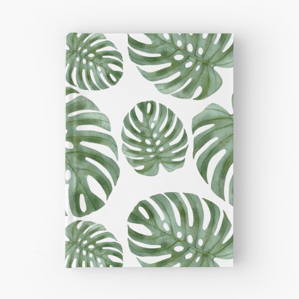 Item preview, monstera plant leaf pattern designed and sold by LivsPlantHouse.