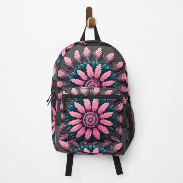 Item preview, Mandala of colored pink feathers designed and sold by PrintLabStudio.