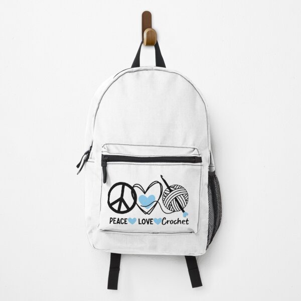 Item preview, Peace Love Crochet designed and sold by AMDesignsNYC.