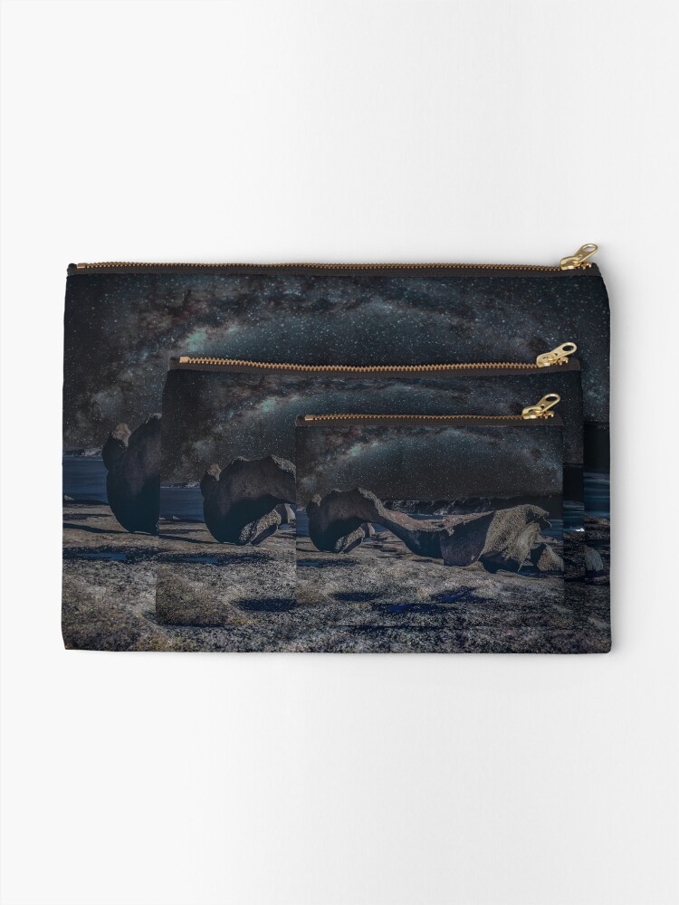Thumbnail 2 of 4, Zipper Pouch, Remarkable Rocks designed and sold by darylfrakes.