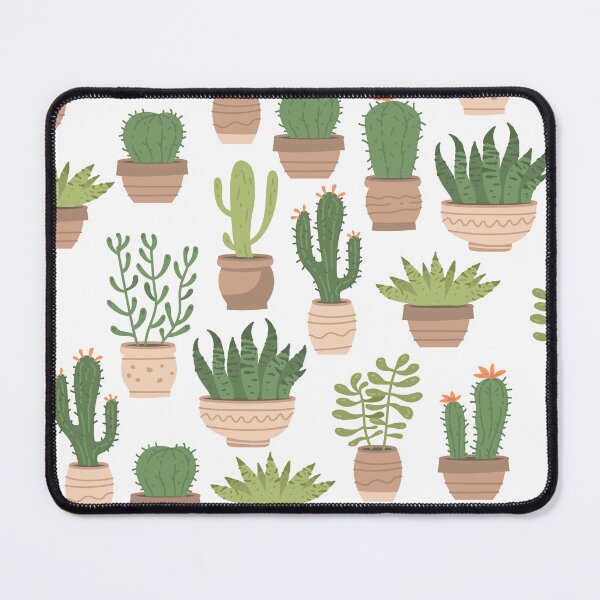 Item preview, cacti and succulent plant pattern designed and sold by LivsPlantHouse.