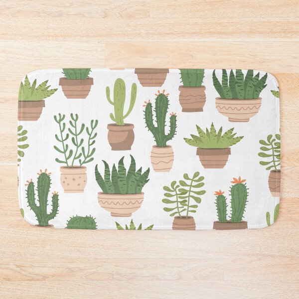 Item preview, cacti and succulent plant pattern designed and sold by LivsPlantHouse.