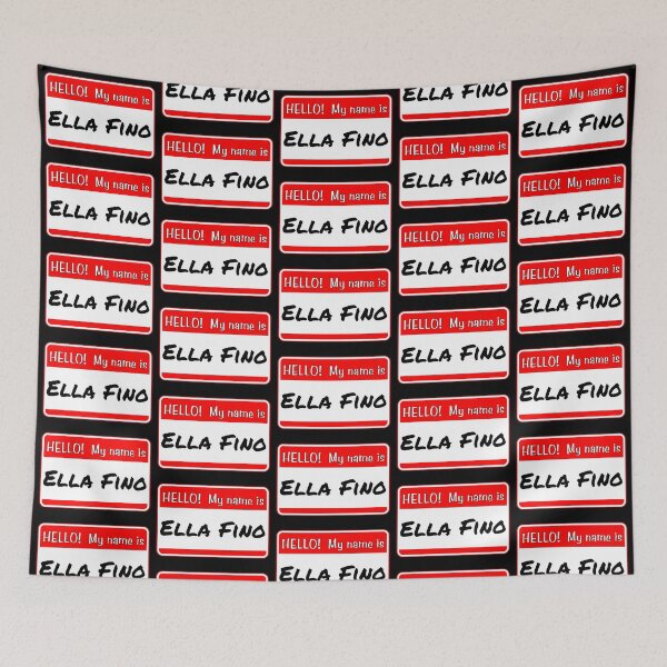 Item preview, HELLO!  My name is Ella Fino - funny warning signs designed and sold by DesignsFromTW-S.