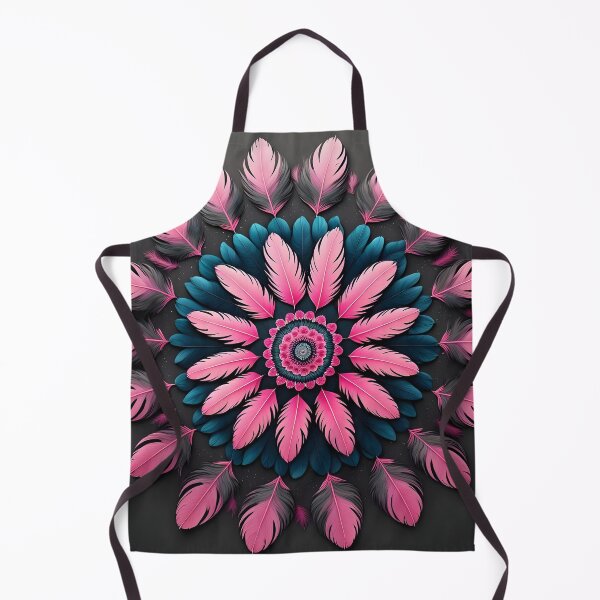 Item preview, Mandala of colored pink feathers designed and sold by PrintLabStudio.