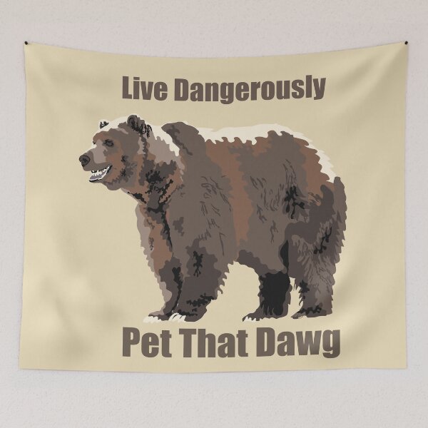 Item preview, Live dangerously pet that dawg designed and sold by Jmablesonart.