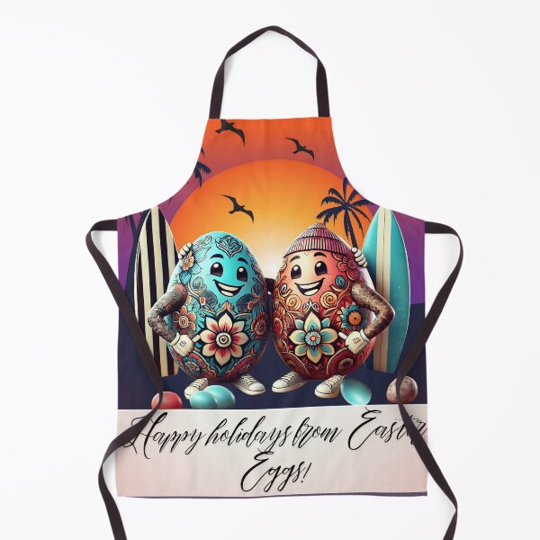 Item preview, Tropical Easter Eggs Surfing Holiday designed and sold by DreamsArtwear.