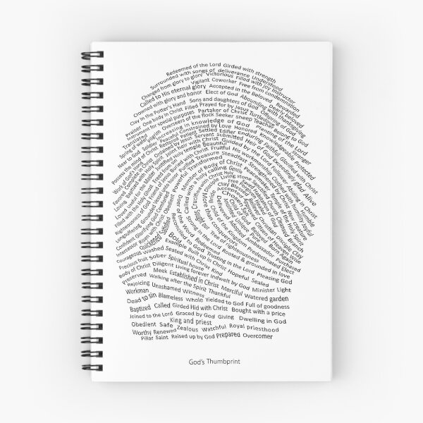 Item preview, Christ’s Fingerprint of God – Large Christian Bible Verse Wall Art Print designed and sold by dmotm.