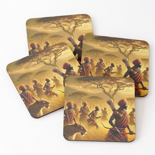 Item preview, Hunters of the Savannah - The Power of Community designed and sold by M-Masterpieces.