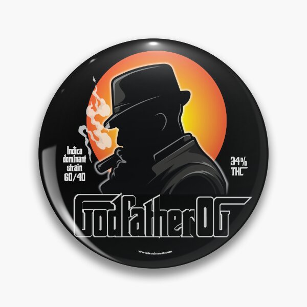 Item preview, Godfather OG Cannabis Strain Art  designed and sold by kushcoast.