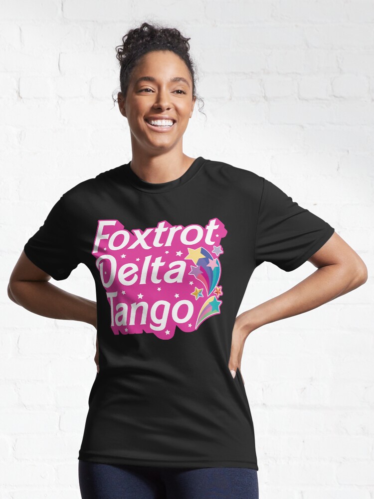 Thumbnail 6 von 7, Funktionsshirt, Foxtrott Delta Tango Pink designt und verkauft von hammefatal.