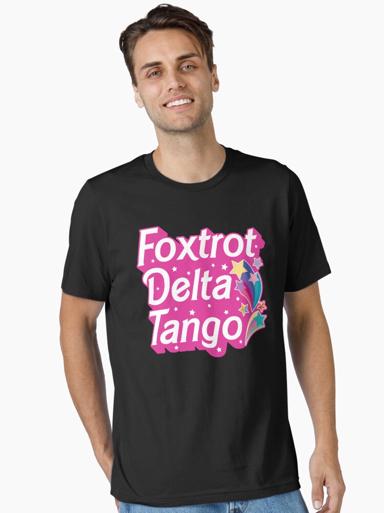 Thumbnail 1 von 7, Essential T-Shirt, Foxtrott Delta Tango Pink designt und verkauft von hammefatal.