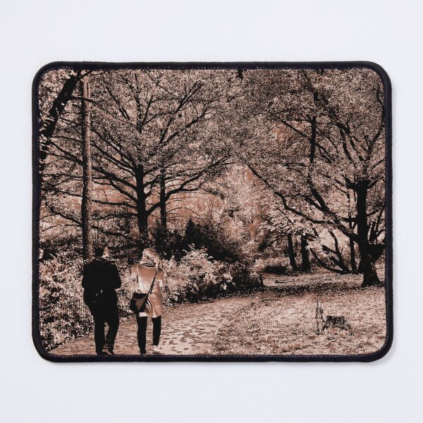 Item preview, Romantic Couple Autumn Walk Rosegold designed and sold by Annanucki.
