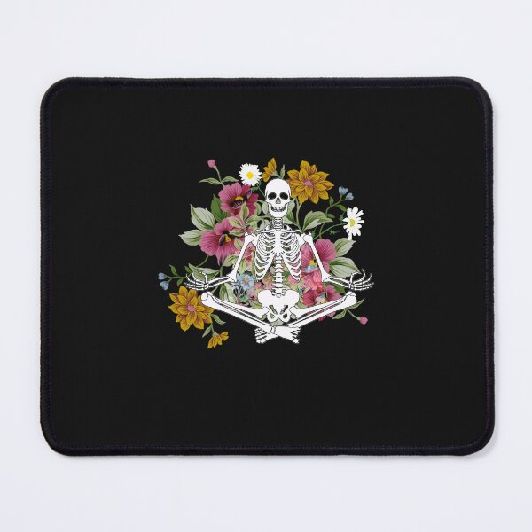 Item preview, Serene Skeletal Bloom Meditation Art designed and sold by Zakrytos ★★★★★.