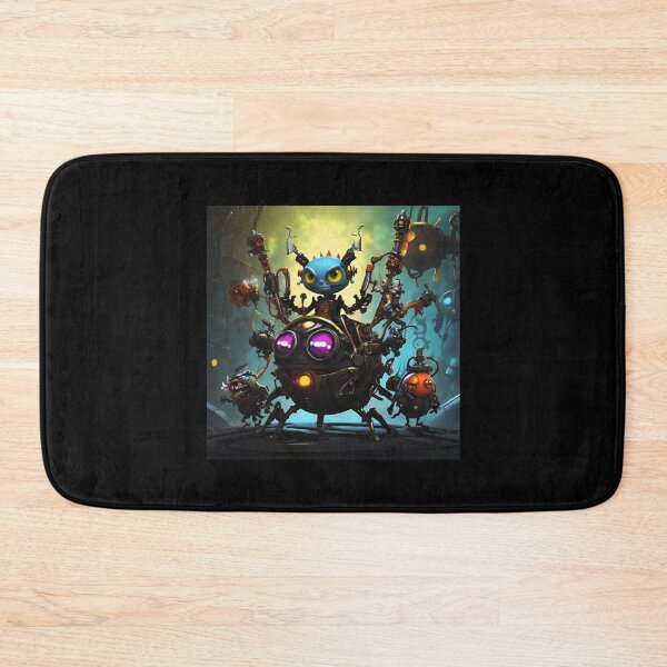 Item preview, Steampunk Robot Rebellion – Futuristic Cyberpunk Chaos #001 designed and sold by ArtDesign-ZA.