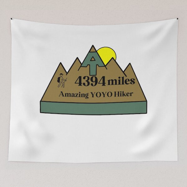 Item preview, Appalachian Trail YOYO Hiker – 4394 Miles Thru-Hiking Achievement designed and sold by globalmomma.