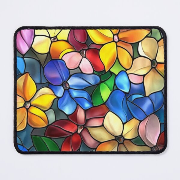 Item preview, Stained glass flowers designed and sold by PaperieJennifer.