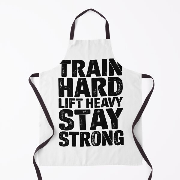 Item preview, Train Hard Lift Heavy Stay Strong Gym Motivation designed and sold by Taans-Creation.