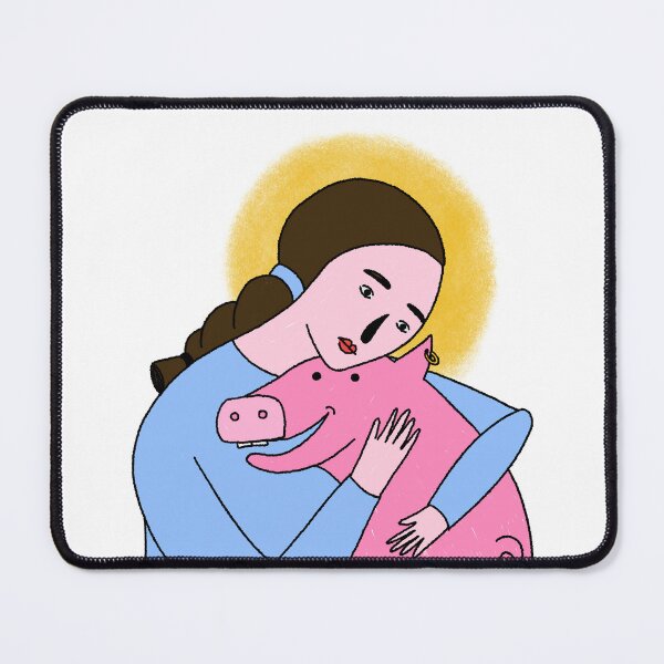 Item preview, St. Mary of Veganism - Go Vegan - Become Saint designed and sold by Vika Lysa Illustration Studio.