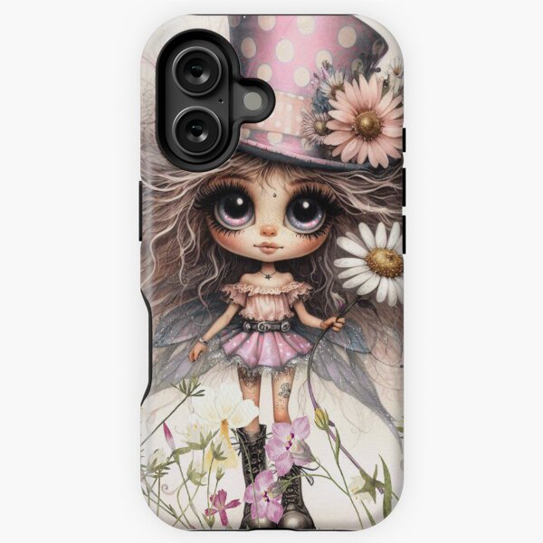 Item preview, Whimsical Fairy with Pink Polk Dot Top Hat designed and sold by feathereddaisy.