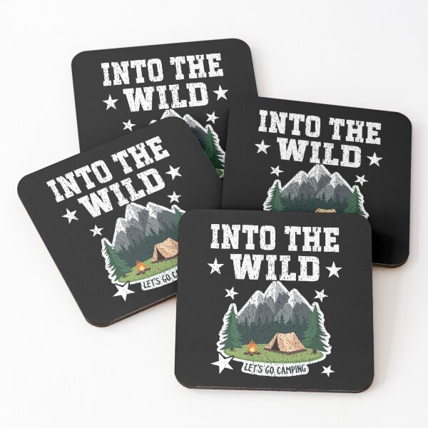 Item preview, INTO THE WILD LET'S GO CAMPING camping and hiking lover wilderness adventures  designed and sold by Jt41.