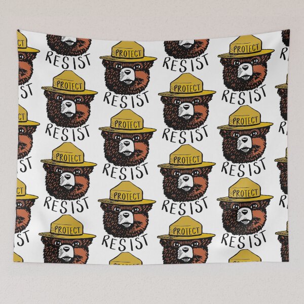 Item preview, Protect National Park Resist Smokey Bear designed and sold by hammefatal.