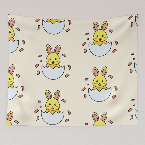 Item preview, Easter Aesthetic – Cute Bunny, Eggs, Christian Cross & Spring Designs designed and sold by CrossCrafted.