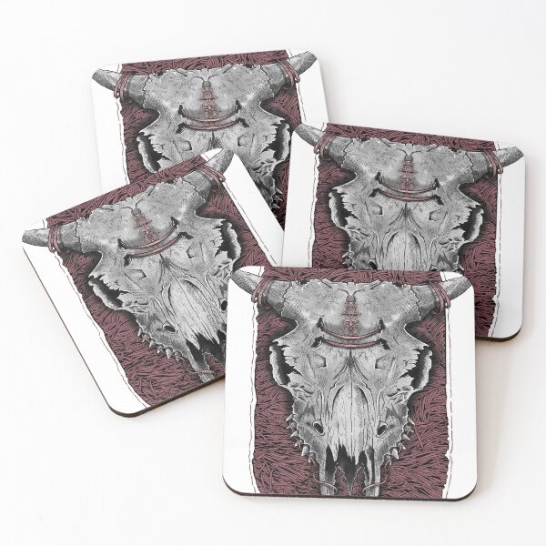Item preview, Ritualistic Bovine Skull – Dark Occult Art designed and sold by SimplifyCD.